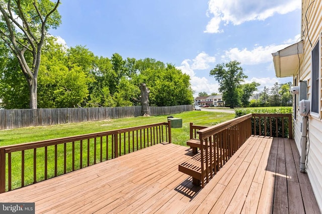 131 Wankoma Dr, Remington, VA 22734 - wooden terrace featuring a fenced backyard
