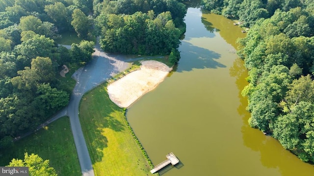 12521 Wilderness Park Dr, Spotsylvania, VA 22551 - bird's eye view of a nearby body of water