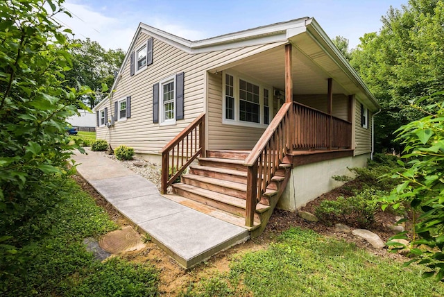 474 Stoney Run Rd, Buena Vista, VA 24416 - view of front of property with covered porch