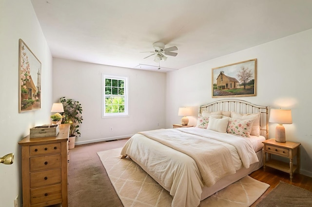 474 Stoney Run Rd, Buena Vista, VA 24416 - bedroom featuring baseboards and ceiling fan