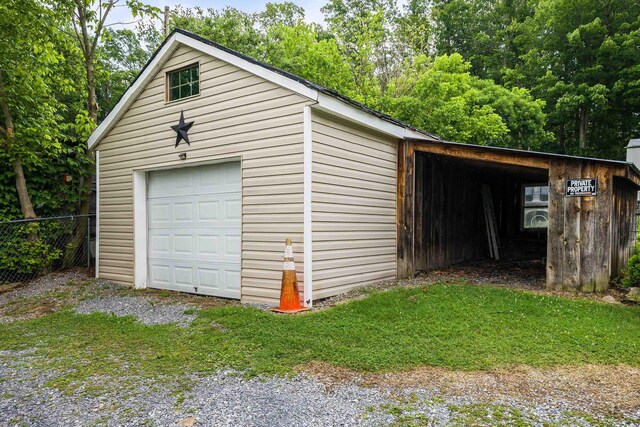 474 Stoney Run Rd, Buena Vista, VA 24416 - garage with a detached garage and driveway