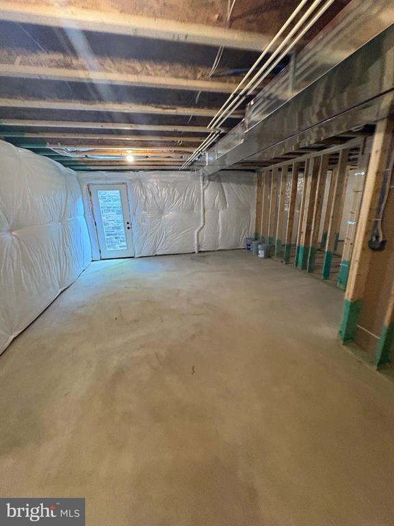 view of basement