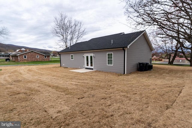 1087 Judy Ln, Stanley, VA 22851 - rear view of house featuring french doors and a lawn