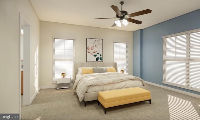 15604 Heth Dr, Mineral, VA 23117 - bedroom with multiple windows, baseboards, and carpet floors