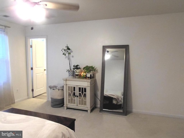 2414 Post Oak Dr, Culpeper, VA 22701 - carpeted bedroom with ceiling fan and baseboards