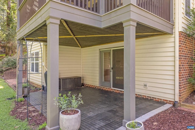 2777 Peppervine Ct, Charlottesville, VA 22911 - property entrance with a patio area