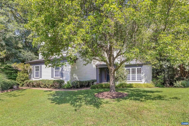 2777 Peppervine Ct, Charlottesville, VA 22911 - view of property hidden behind natural elements featuring a front yard
