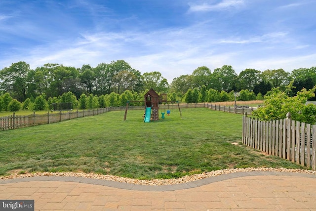 10430 Aspen Highlands Dr, Spotsylvania, VA 22553 - view of yard featuring a playground