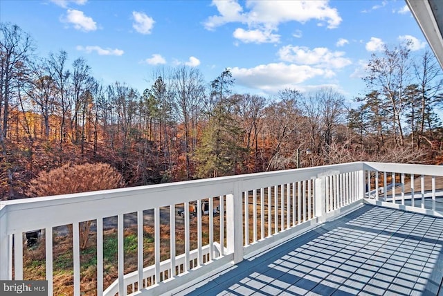 view of deck