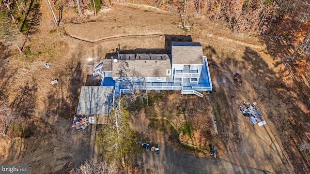 view from above of property