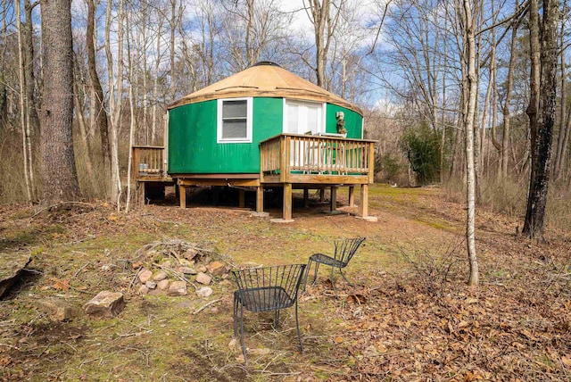 431 Lower Rawley Ln, Hinton, VA 22831 - rear view of property featuring a deck