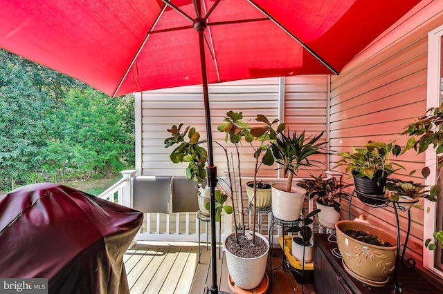 11222 Gander Ct, Fredericksburg, VA 22407 - wooden terrace featuring area for grilling