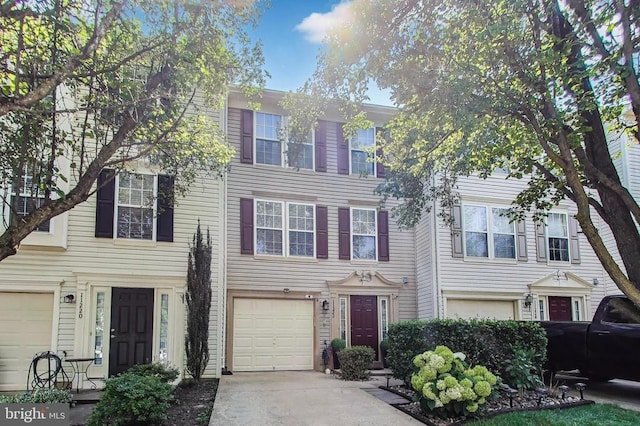 11222 Gander Ct, Fredericksburg, VA 22407 - view of property with a garage and driveway