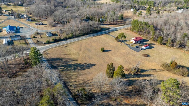 228 Old Fifteen Rd, New Canton, VA 23123 - bird's eye view featuring a rural view