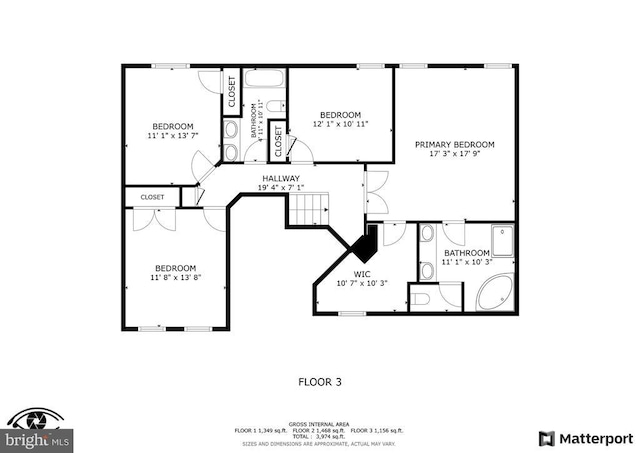 10911 Jarvis Ct, Fredericksburg, VA 22407 - view of property floor plan
