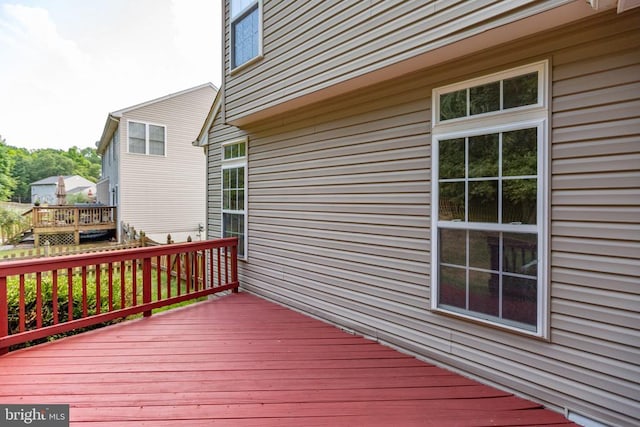 10911 Jarvis Ct, Fredericksburg, VA 22407 - view of wooden deck