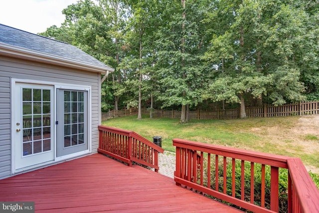 10911 Jarvis Ct, Fredericksburg, VA 22407 - deck featuring a fenced backyard