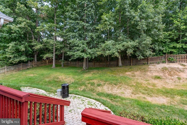 10911 Jarvis Ct, Fredericksburg, VA 22407 - fenced backyard with a patio