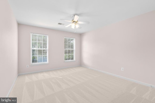 10911 Jarvis Ct, Fredericksburg, VA 22407 - spare room with light carpet and a ceiling fan