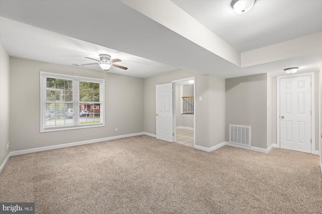 6908 Wild Turkey Dr, Spotsylvania, VA 22553 - unfurnished room with light colored carpet and a ceiling fan