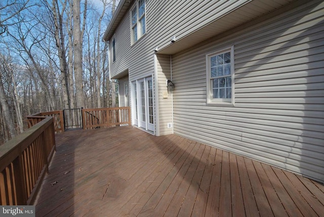 view of deck