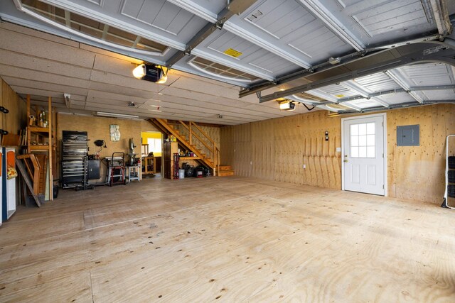 1751 New Hope And Crimora Rd, Crimora, VA 24431 - garage featuring electric panel and a garage door opener