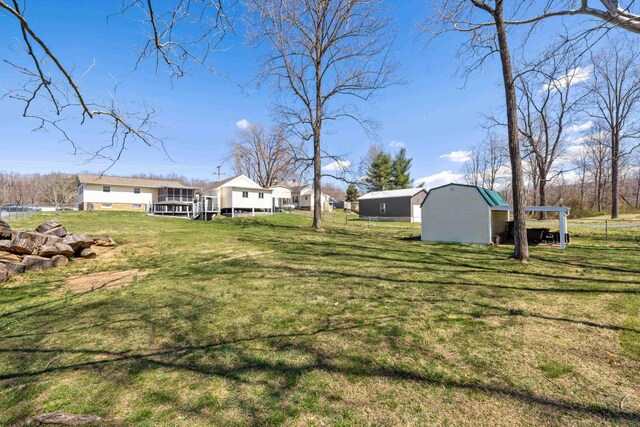 1751 New Hope And Crimora Rd, Crimora, VA 24431 - view of yard featuring a shed and an outbuilding