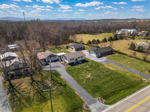 1751 New Hope And Crimora Rd, Crimora, VA 24431 - bird's eye view featuring a forest view