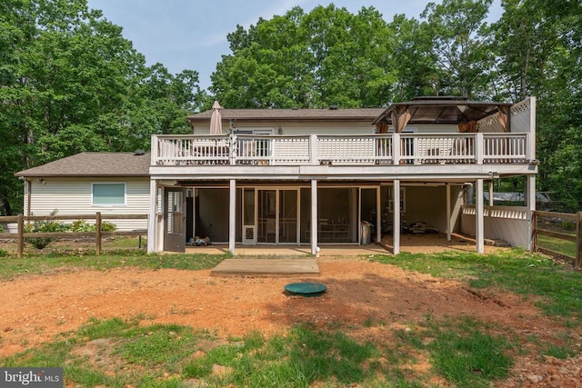 11428 Orange Plank Rd, Locust Grove, VA 22508 - rear view of property featuring a wooden deck
