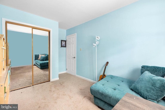 11428 Orange Plank Rd, Locust Grove, VA 22508 - sitting room featuring carpet flooring and baseboards