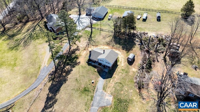 492 Avon Rd, Afton, VA 22920 - drone / aerial view with a rural view