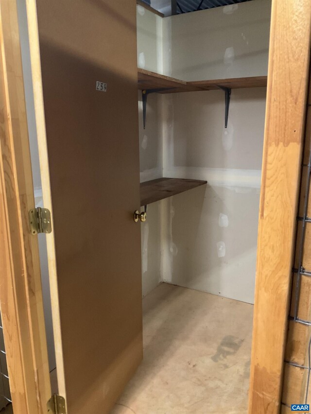 view of closet
