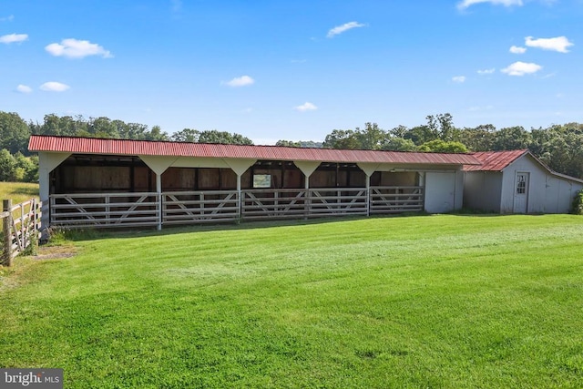  - view of horse barn
