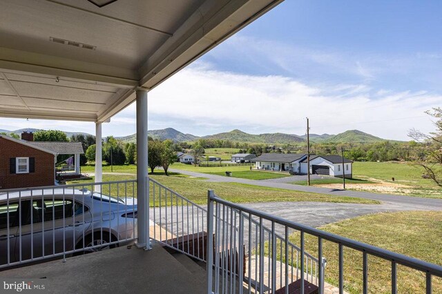 2266 Honeyville Rd, Stanley, VA 22851 - balcony featuring a mountain view