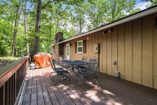 409 Cub Ln, Mcgaheysville, VA 22840 - deck featuring outdoor dining area and grilling area