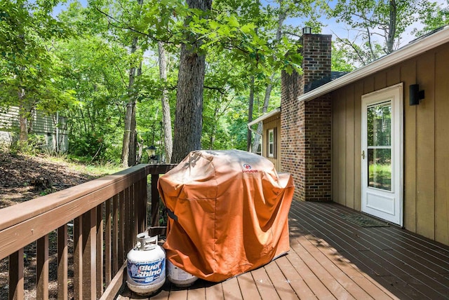 409 Cub Ln, Mcgaheysville, VA 22840 - wooden terrace featuring grilling area