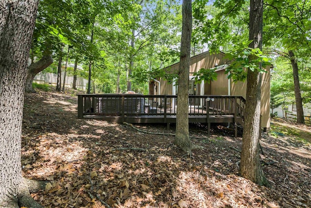 409 Cub Ln, Mcgaheysville, VA 22840 - view of yard featuring a deck