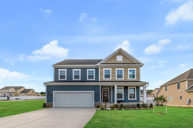 6 Windsong Ct N, Fishersville, VA 22939 - view of front of property with covered porch, an attached garage, and driveway
