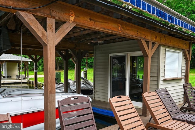 view of patio