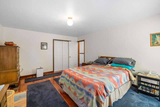 613 Dices Spring Rd, Weyers Cave, VA 24486 - bedroom featuring a closet and wood finished floors