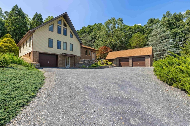 613 Dices Spring Rd, Weyers Cave, VA 24486 - view of front of property with brick siding