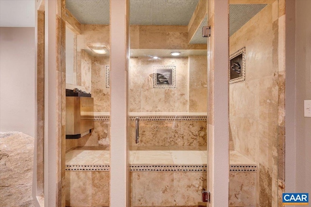 380 Blackrock Cir, Wintergreen Resort, VA 22967 - bathroom with a shower stall