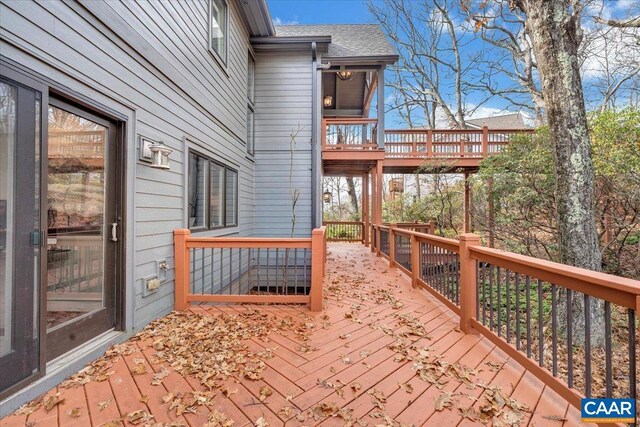 380 Blackrock Cir, Wintergreen Resort, VA 22967 - view of wooden deck