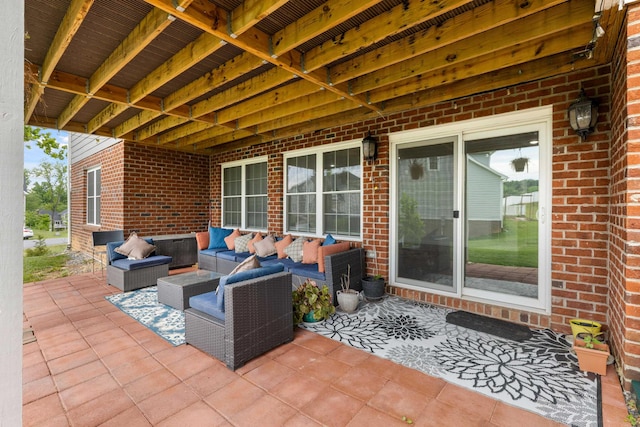 4220 Traveler Rd, Rockingham, VA 22801 - view of patio with an outdoor hangout area