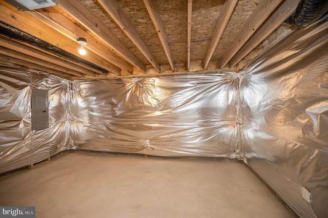 5809 Spruce Valley Dr, Fredericksburg, VA 22407 - below grade area featuring electric panel