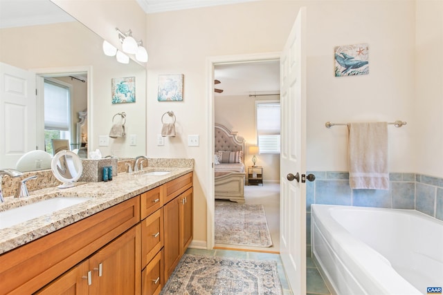 1623 Brandywine Dr, Charlottesville, VA 22901 - bedroom featuring crown molding, baseboards, and ceiling fan