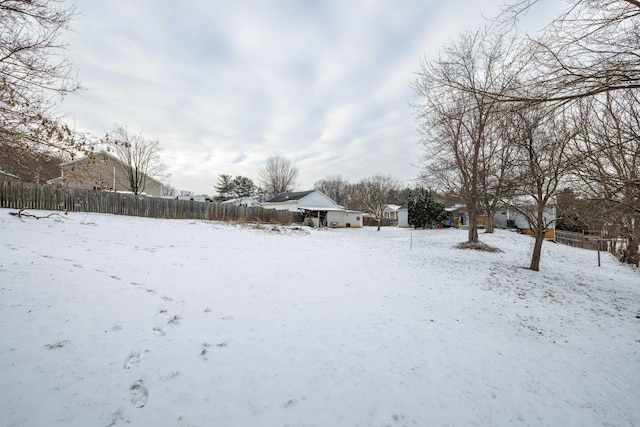 728 Foley Rd, Harrisonburg, VA 22801 - yard covered in snow with fence