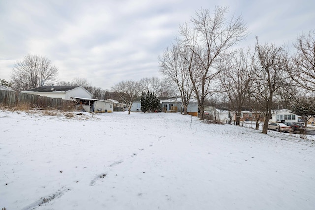 728 Foley Rd, Harrisonburg, VA 22801 - yard layered in snow with a residential view