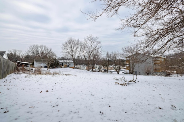 728 Foley Rd, Harrisonburg, VA 22801 - yard layered in snow with fence