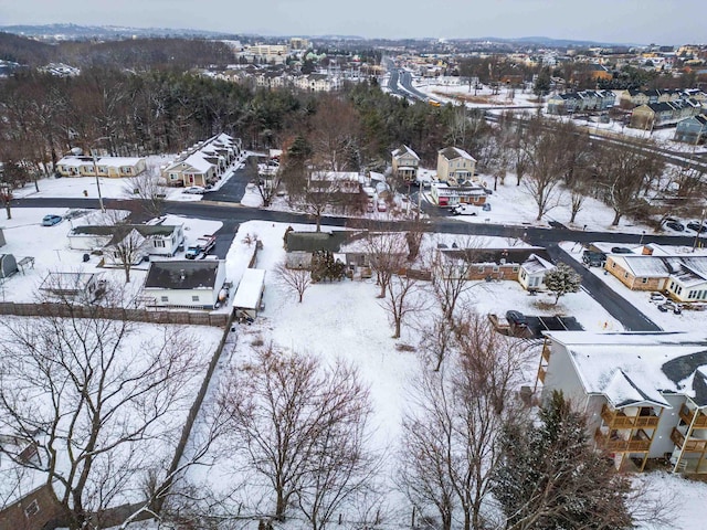 728 Foley Rd, Harrisonburg, VA 22801 - snowy aerial view featuring a residential view